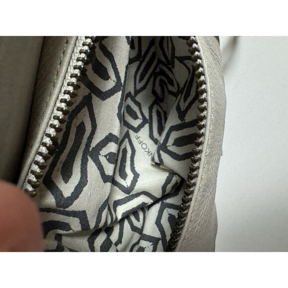 Rebecca Minkoff Crossbody Bag Purse Light Gray Stone Silver Hardware - Picture 8 of 13